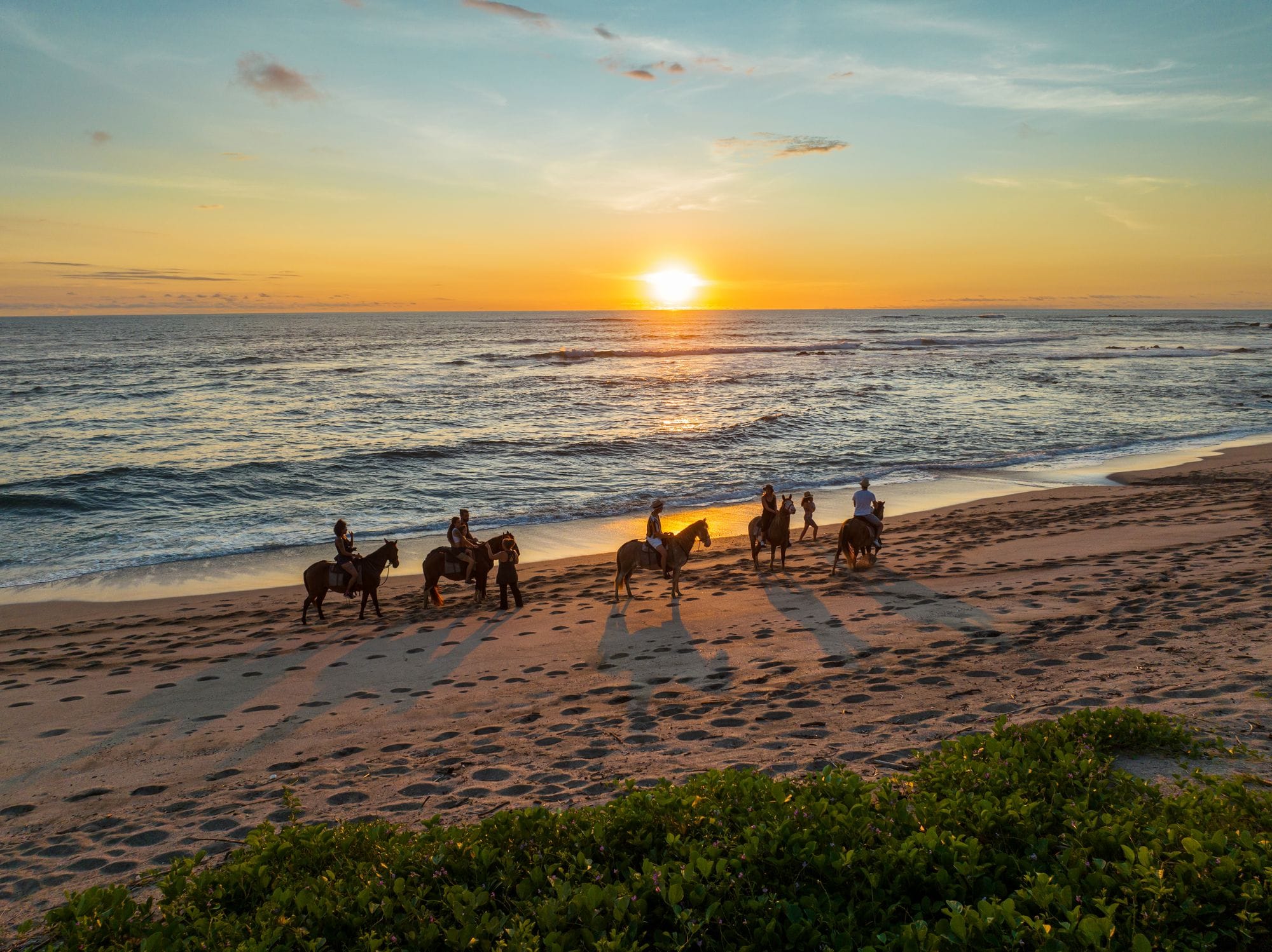 Cabalgatas al Atardecer en Playa Junquillal
